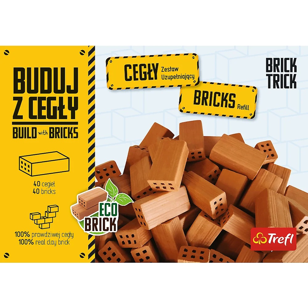 Brick Trick Cegły Pełne 40 Sztuk