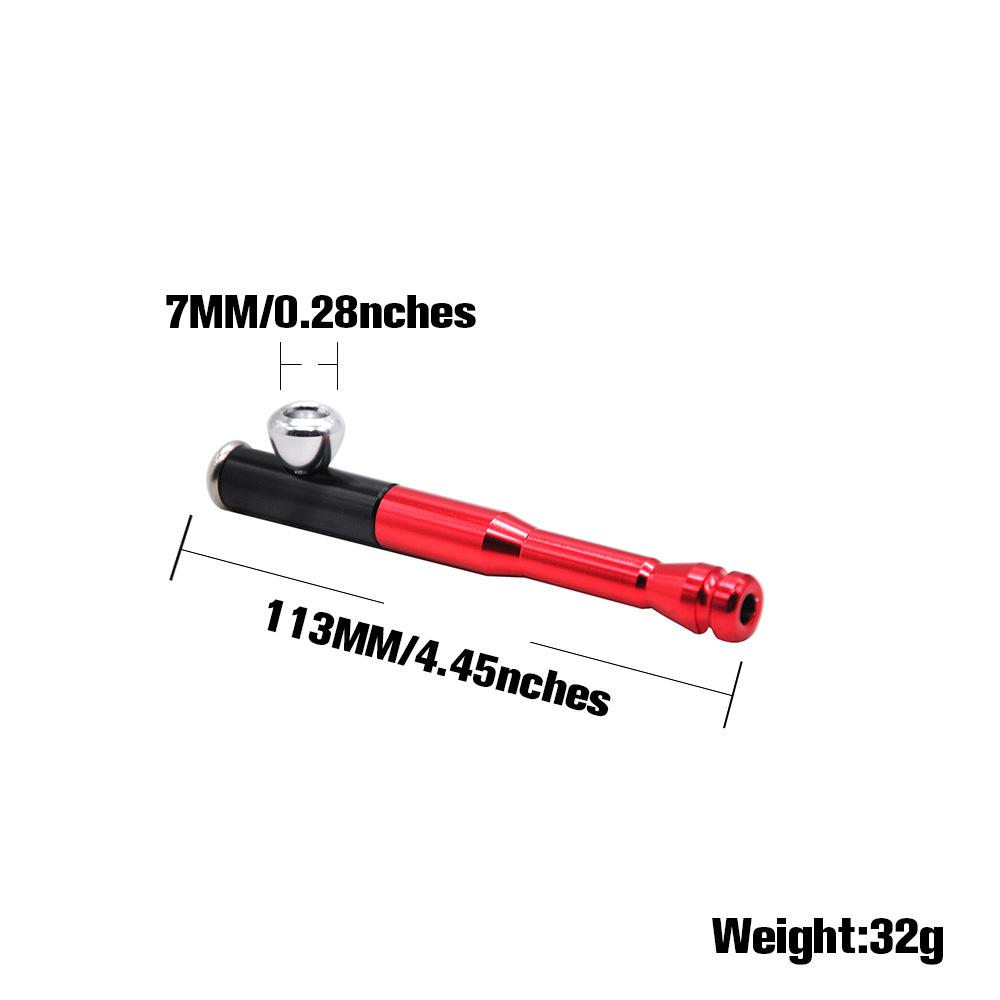 Baseball Bat Metal Tobacco Pipe