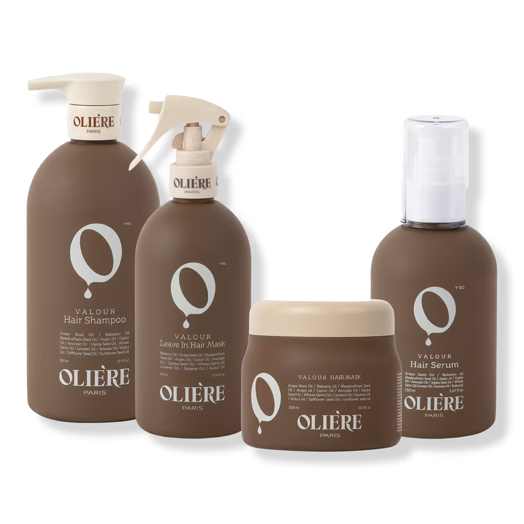 Oliere Paris  Valour Smoothing Repairing Shine-Enhancing Hair Care Set
