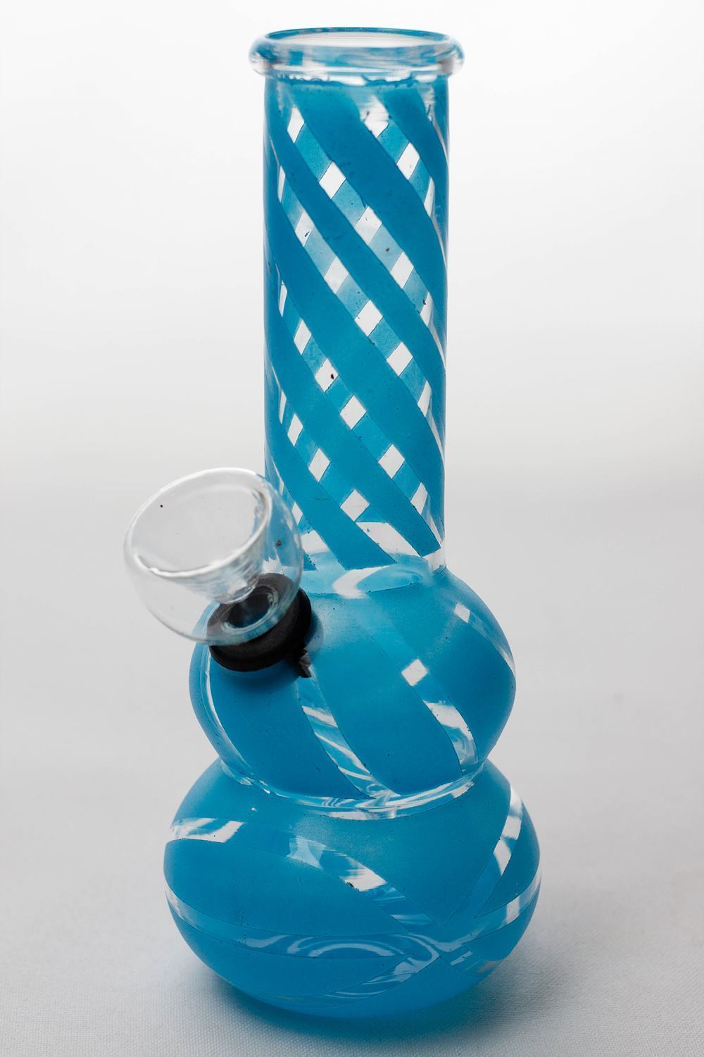 6 Double Beaker Glass Water Bong
