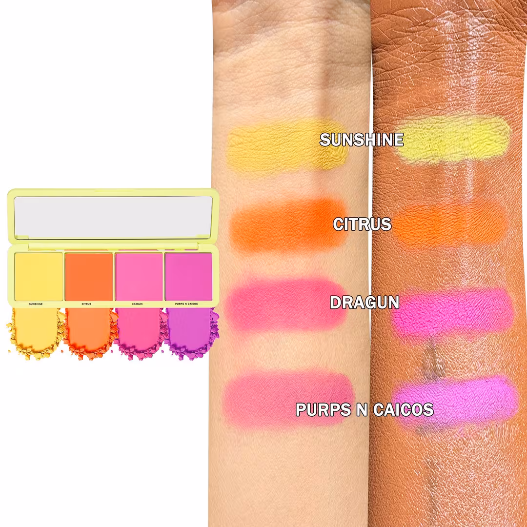 Made By Mitchell  Sunset Blursh Pressed Blusher Pallete