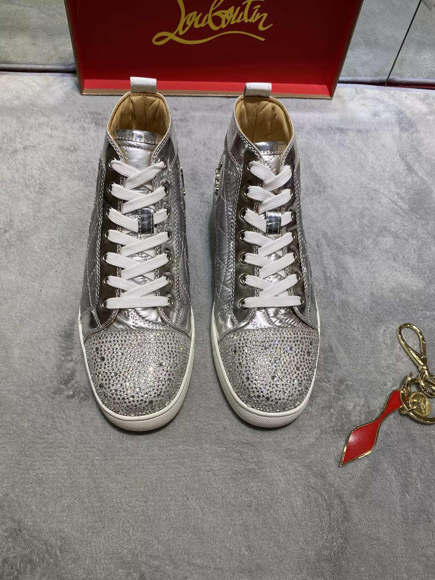Christian Louboutin Red bottom High-Top - CCSHOES