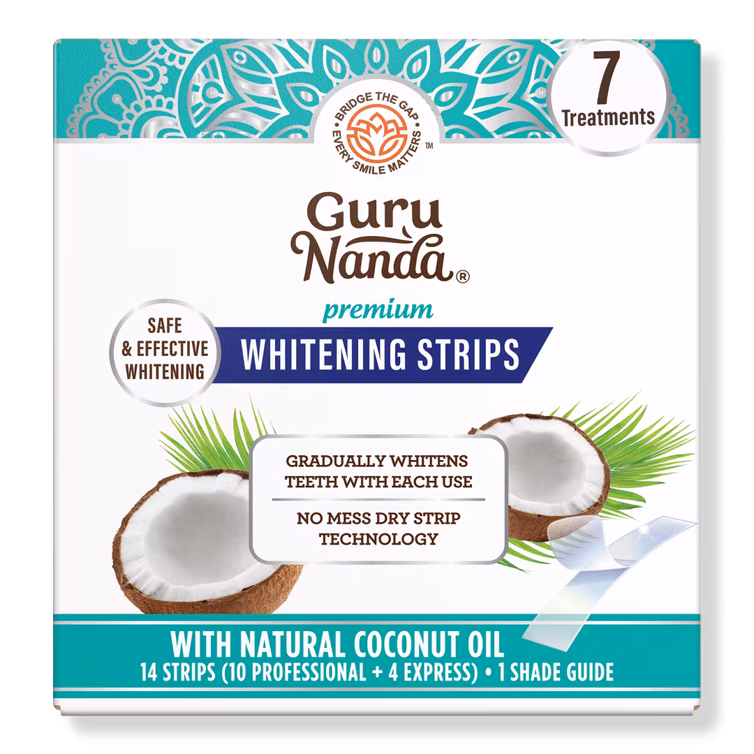 GuruNanda  Whitening Strips - 7 Day Treatment