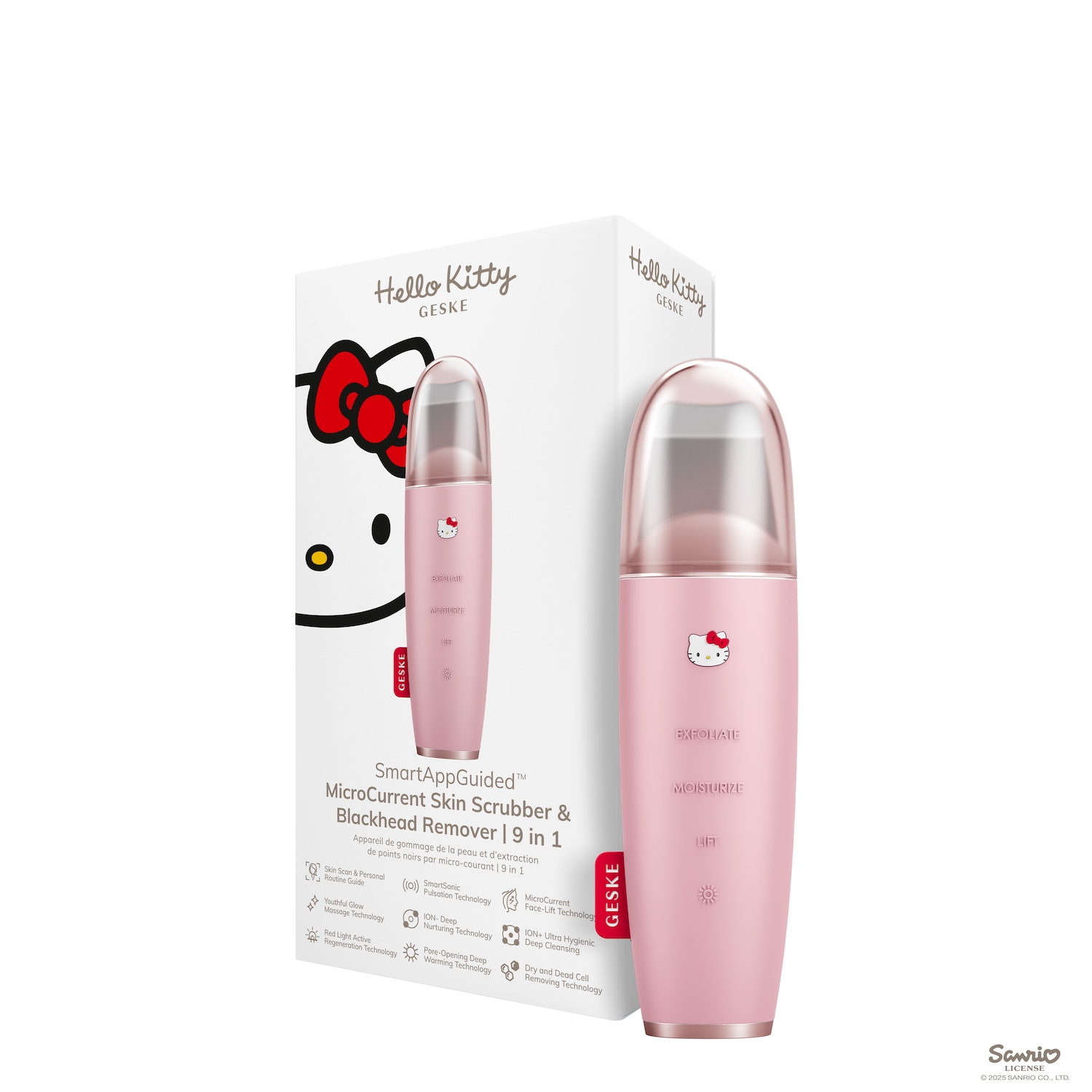 SmartAppGuided™ MicroCurrent Skin Scrubber & Blackhead Remover 9 in 1