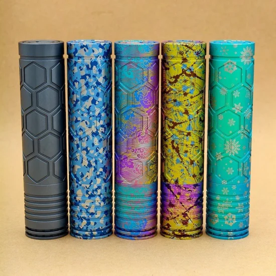 Reylight Dawn Hex- Ti anodized 18650 model