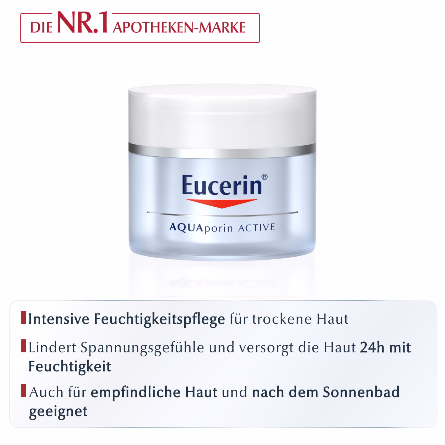 AquaPorin Active Feuchtigkeitspflege für Trockene Haut