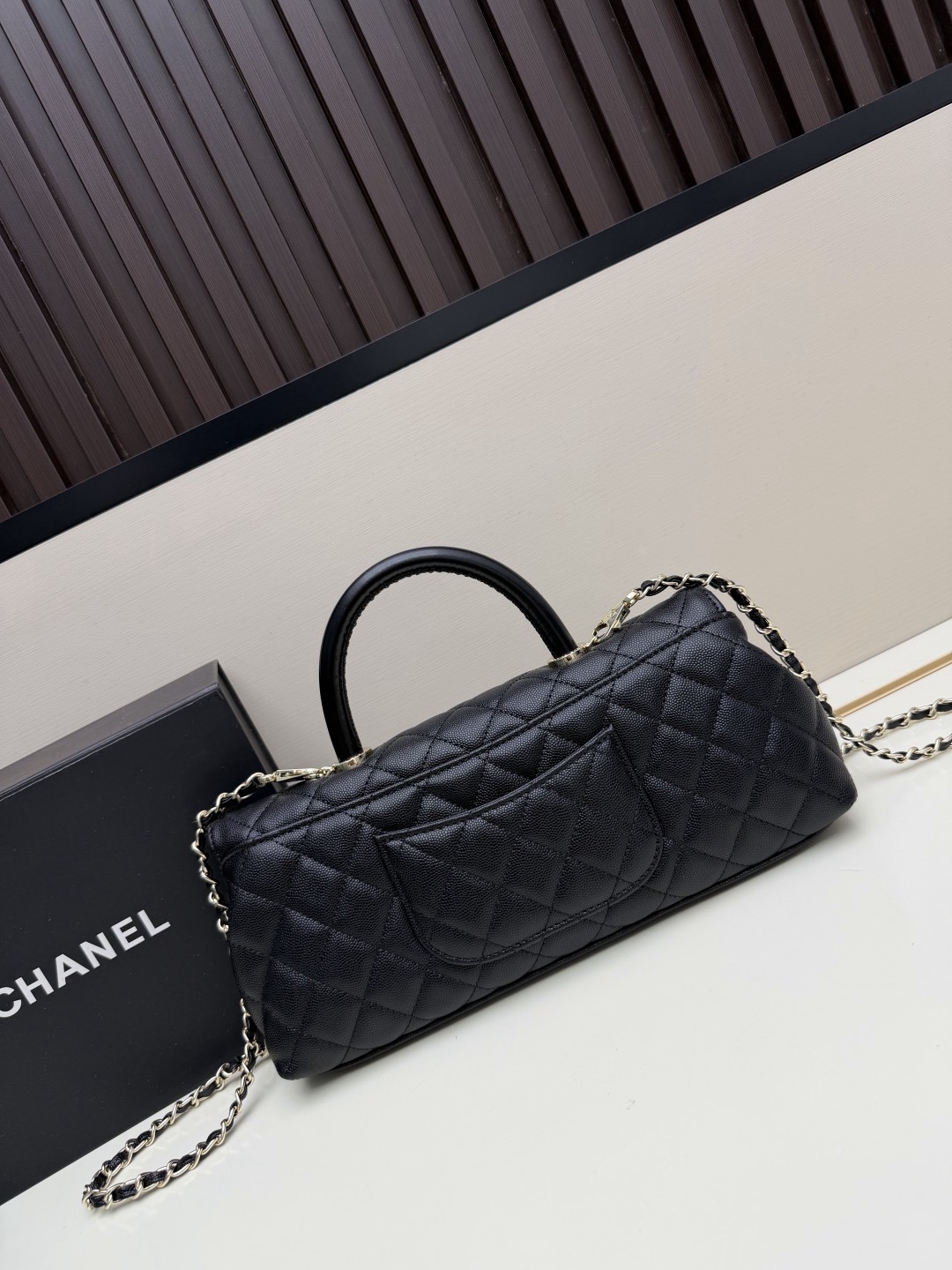 Chanel 26P Coco Handle Horizontal Baguette bag