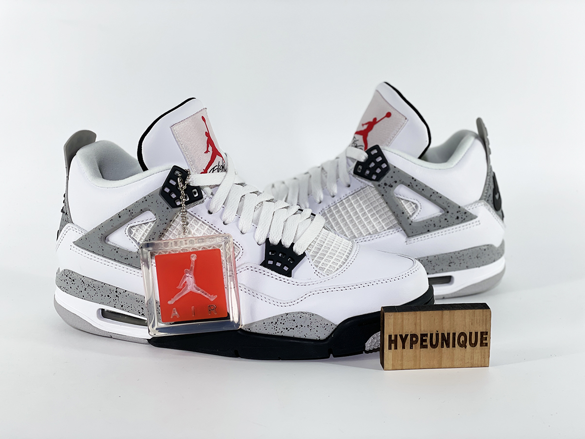 Replica Jordan 4 Retro White Cement For Sale