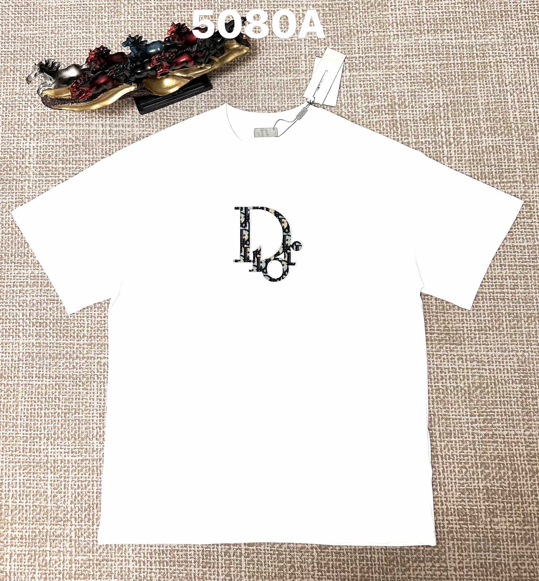 Dior Oblique Italic Logo T-Shirt