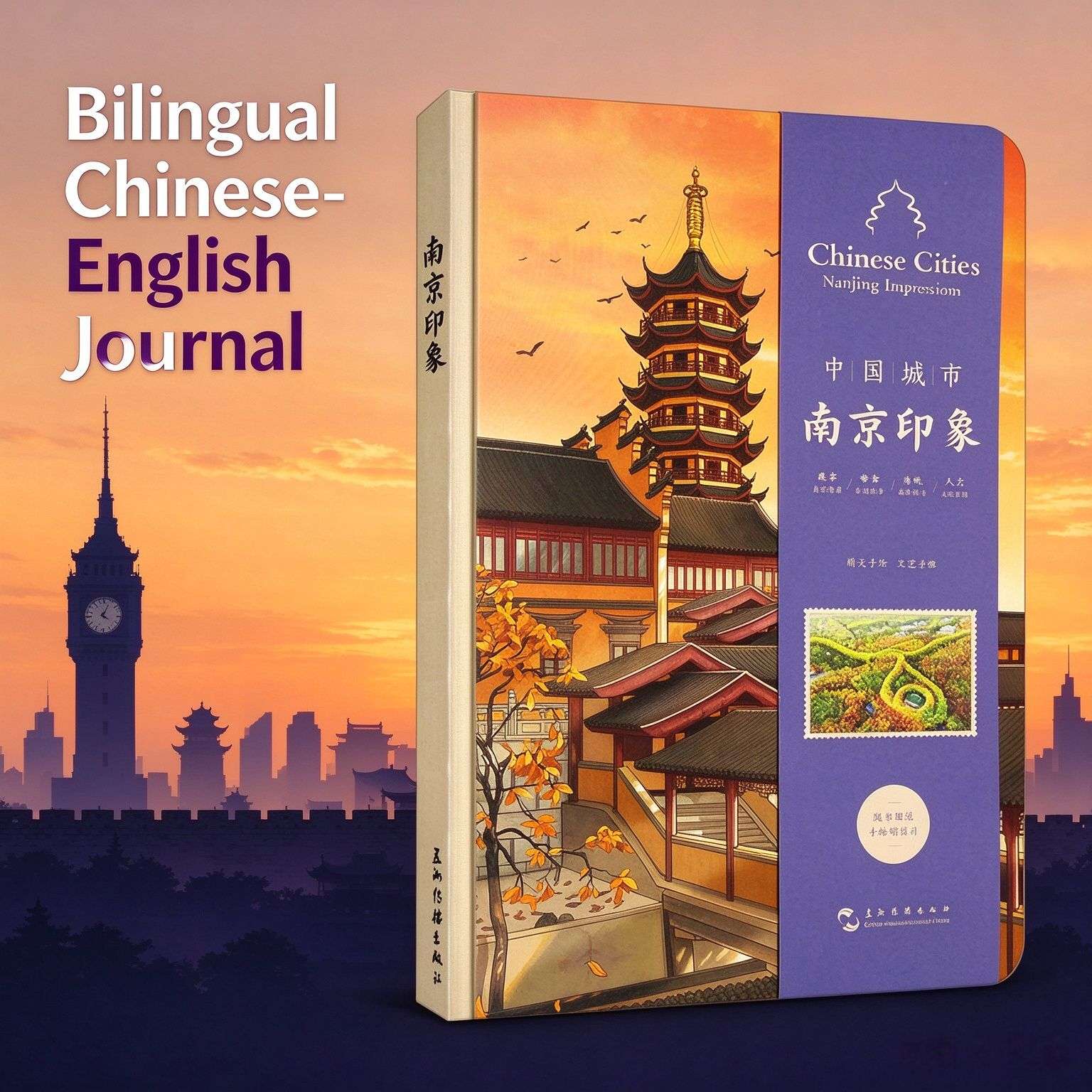 Nanjing Impressions: A Bilingual Travel Journal of China‘s Historic City (Chinese-English)