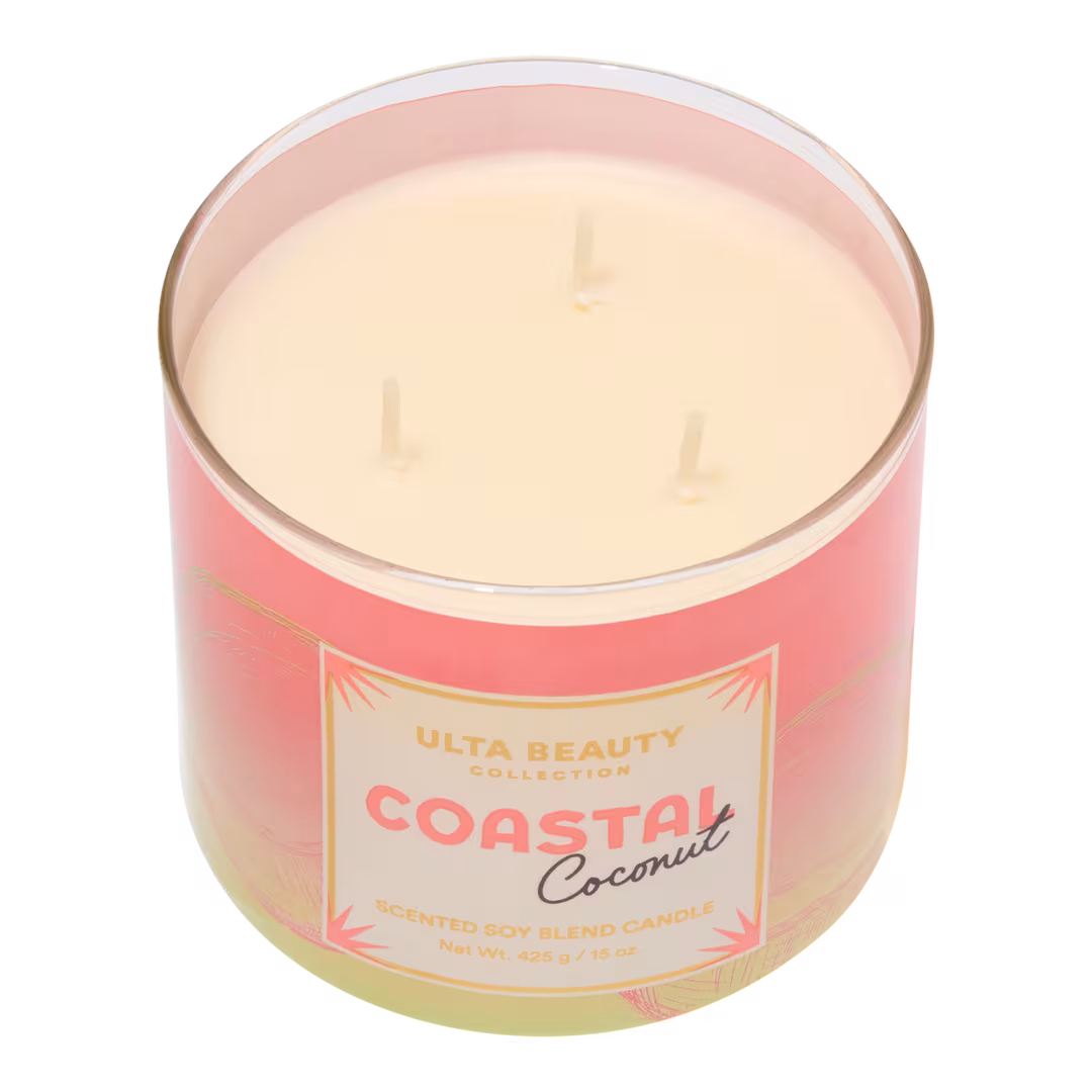 ULTA Beauty Collection  Coastal Coconut 3-Wick Scented Candle