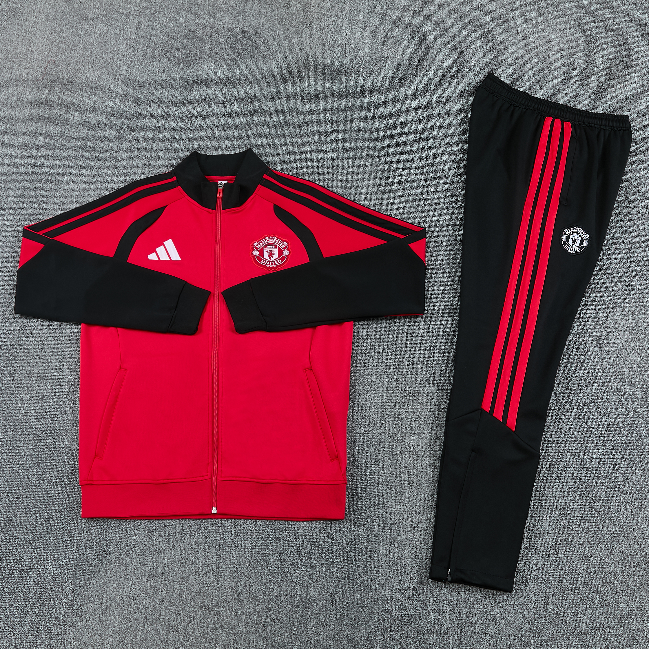2026/2027 Manchester United Full Zipper Training Suit (Adult Set)