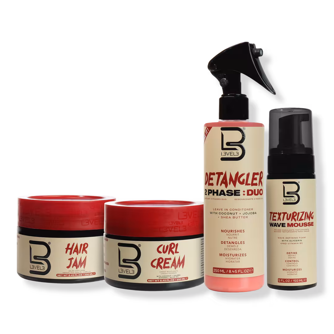 L3VEL3  Curly Hair Kit