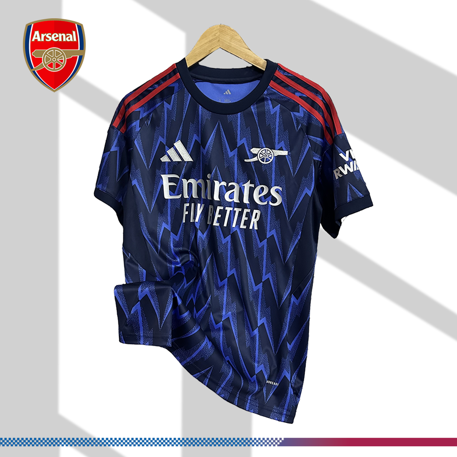 2025/2026 Arsenal Away Football Shirt（Fans）