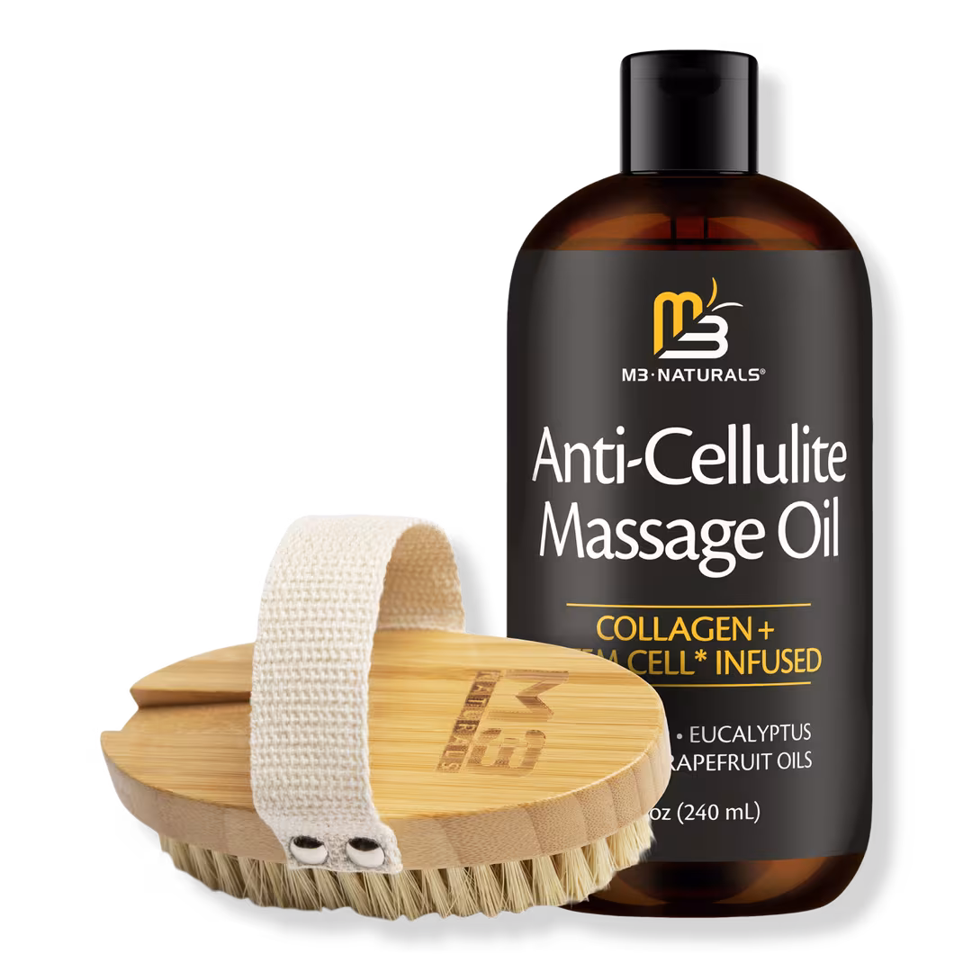 M3  Anti-Cellulite Massage Oil & Brush Kit