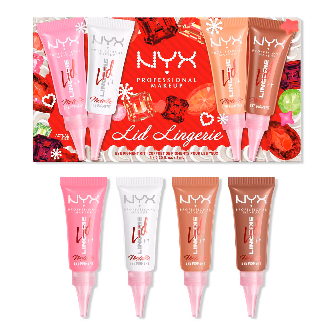NYX Professional Makeup  Lid Lingerie Eye Pigment Limited Edition Kit