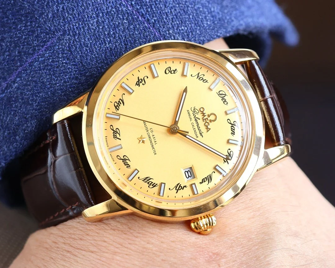 Omega Watch SEAMASTER GLOBEMASTER 40MM GOLD CASE ANNUAL CALENDAR