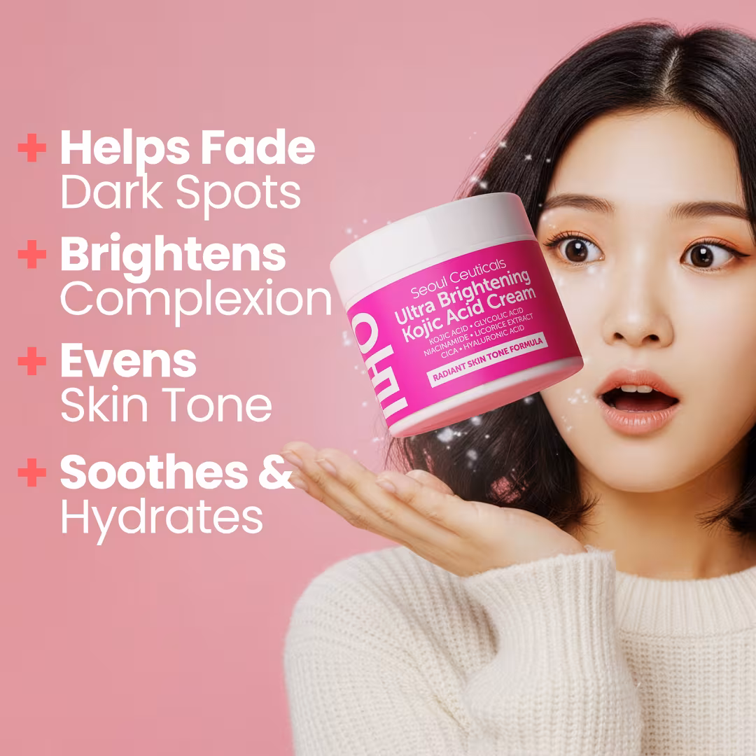 Seoul Ceuticals  Korean Skin Care Ultra Brightening Kojic Acid Cream