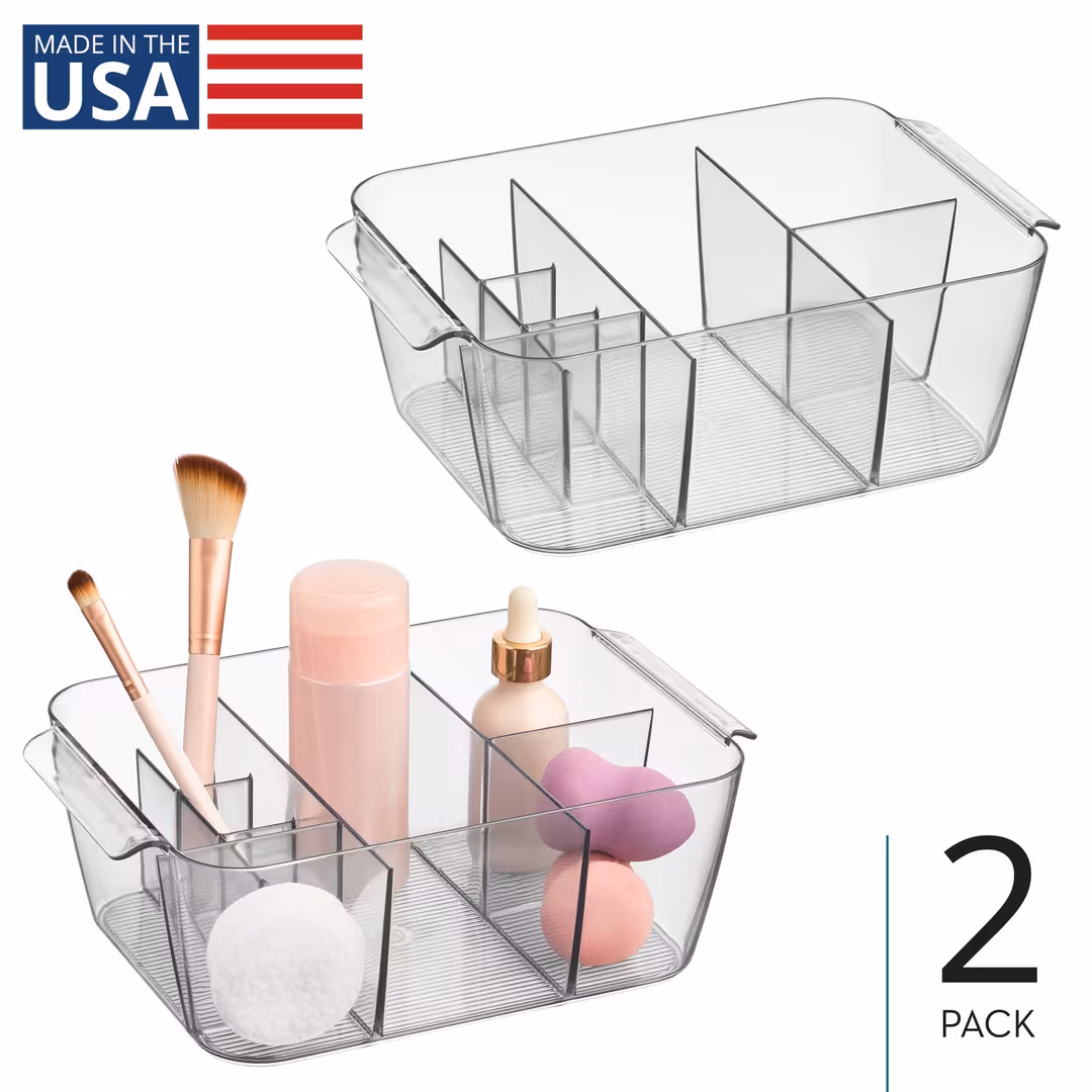 iDesign  Makeup Organizer for Bathroom Vanity