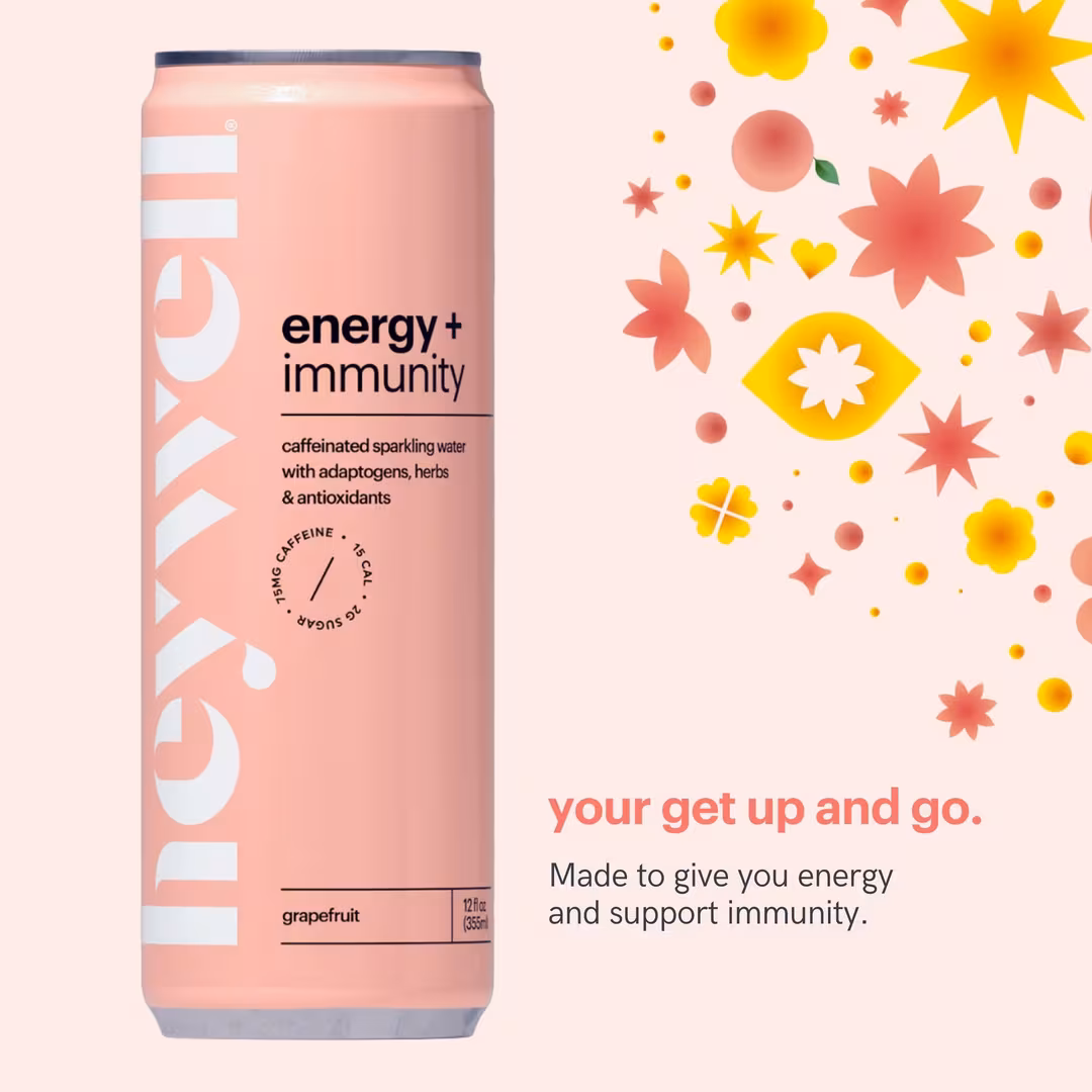 Heywell  Energy + Immunity Sparkling Grapefruit 12-Pack