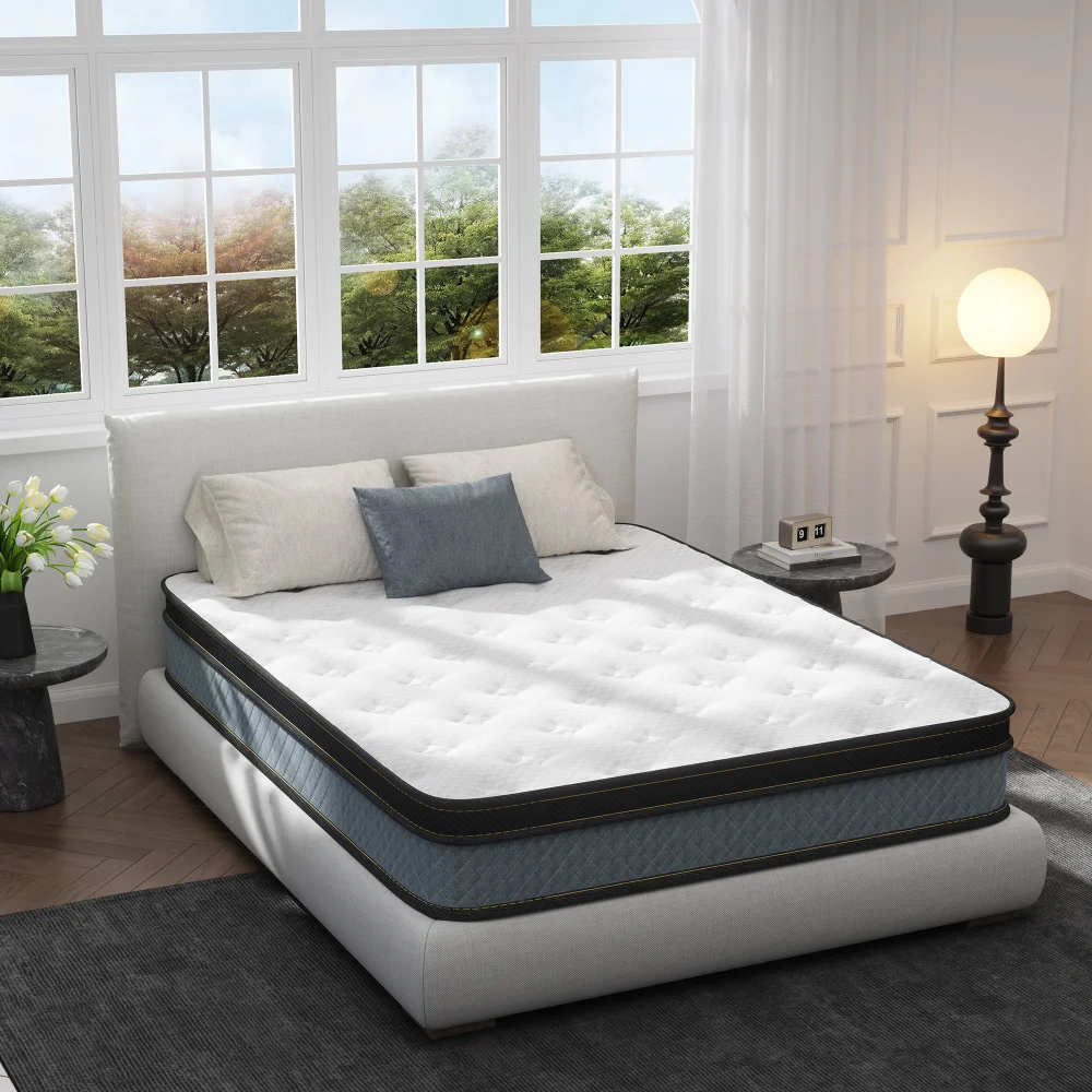Memory Foam Innerspring Hybrid Mattresses-10 Inch Full Mattress