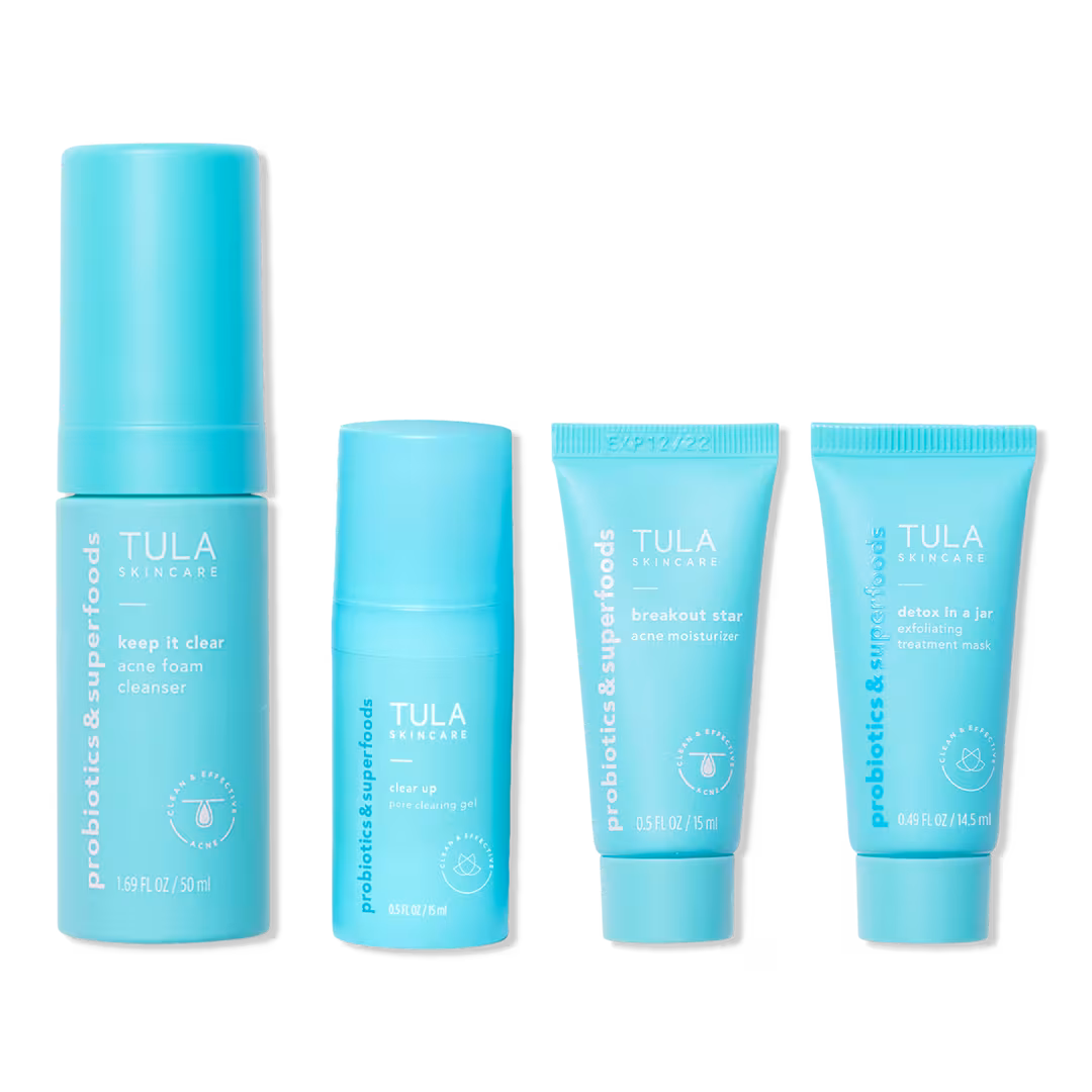 TULA  Clear Skin Starters Travel-Size Acne & Blemish Fighting Kit