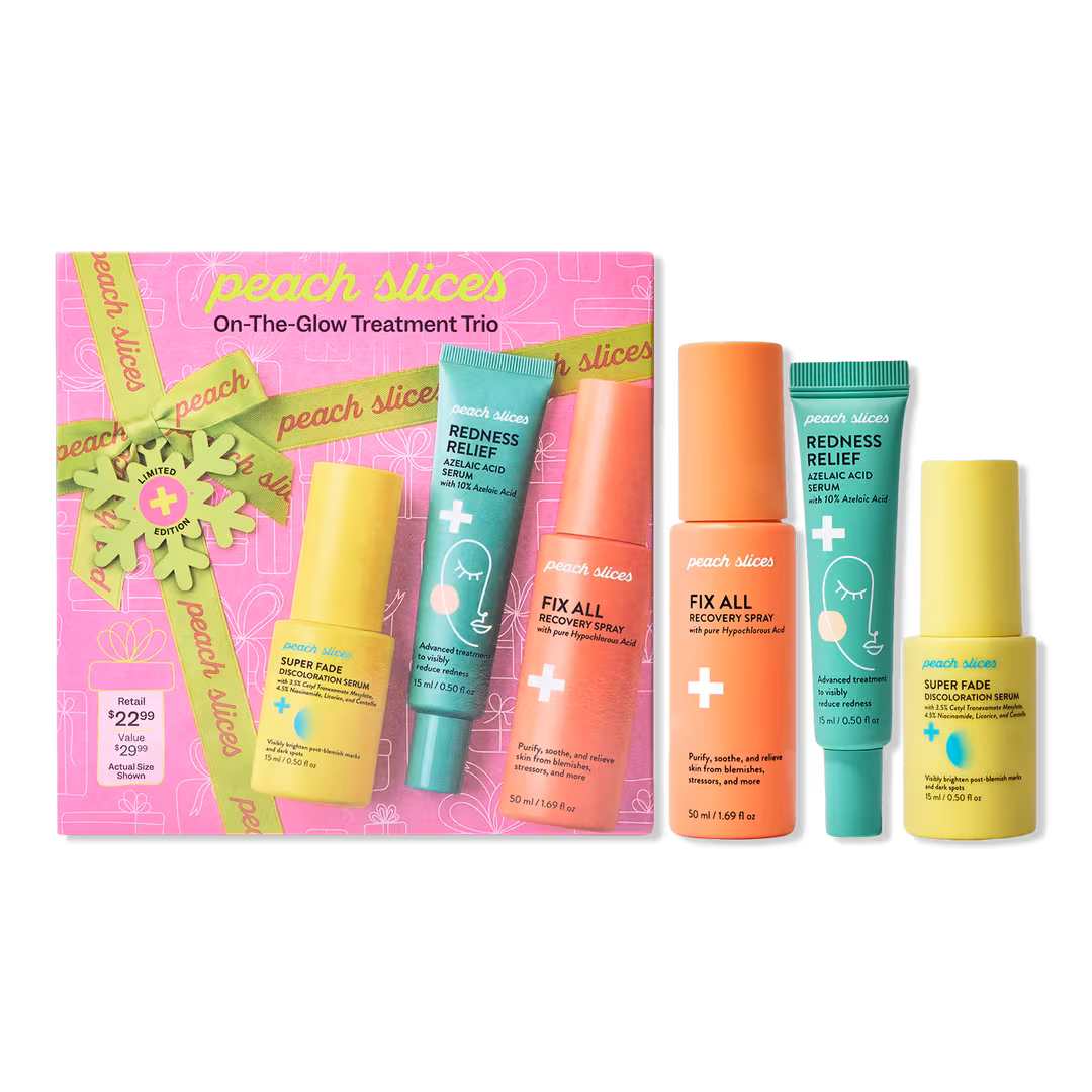 Peach Slices  On-The-Glow Treatment Trio