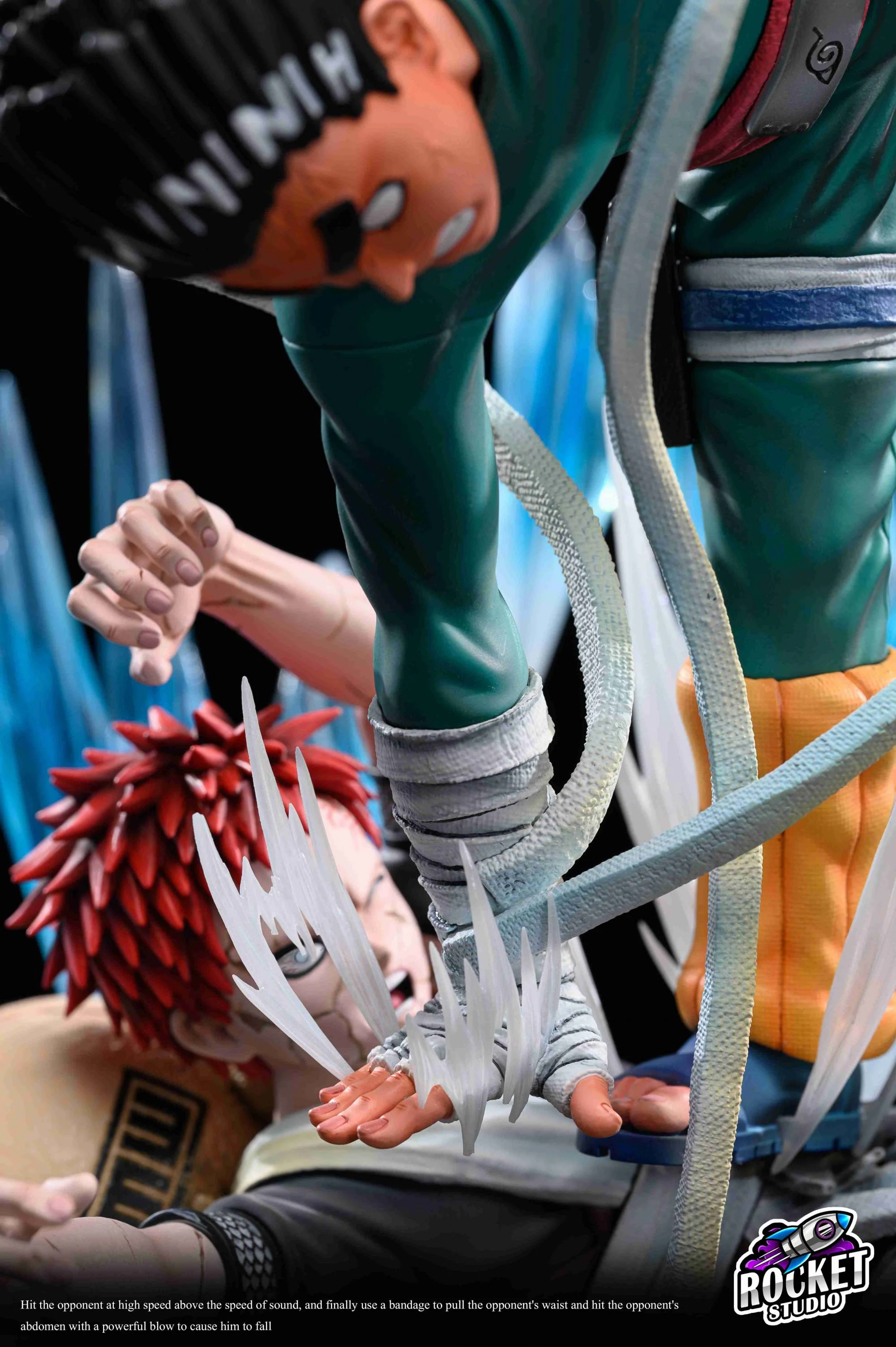 Naruto - Rocket Studio Rock Lee vs. Gaara