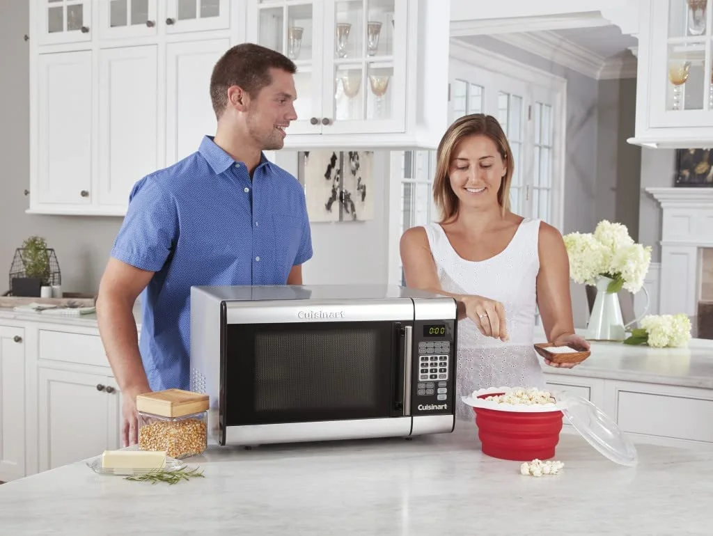 Restored Cuisinart CMW-100 1-Cubic-Foot Stainless Steel Microwave Oven, Silver (Refurbished)