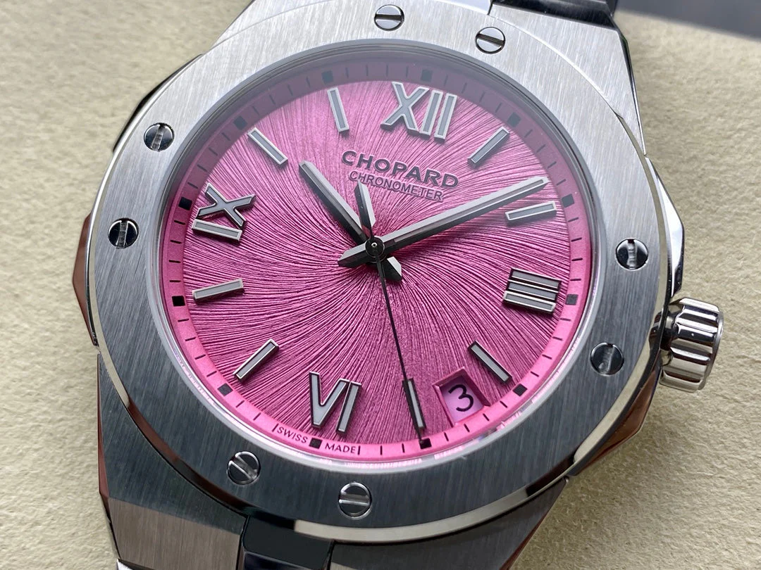 Chopard Watch Alpine Eagle 41mm Silver Pink Dial