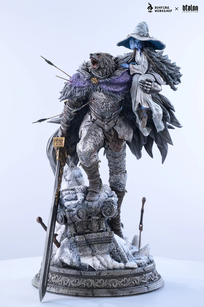 Elden Ring - Blaidd and Ranni | 1:4 Resin Statue | by Bonfire x DTalon Studio