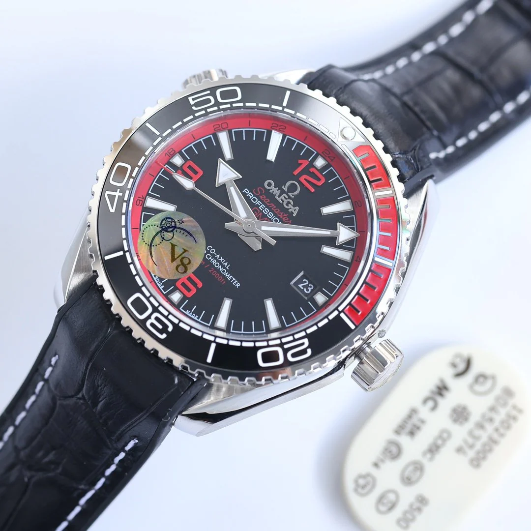Omega Watch SEAMASTER PLANET OCEAN 600 STEEL CASE BLACK RED BEZEL