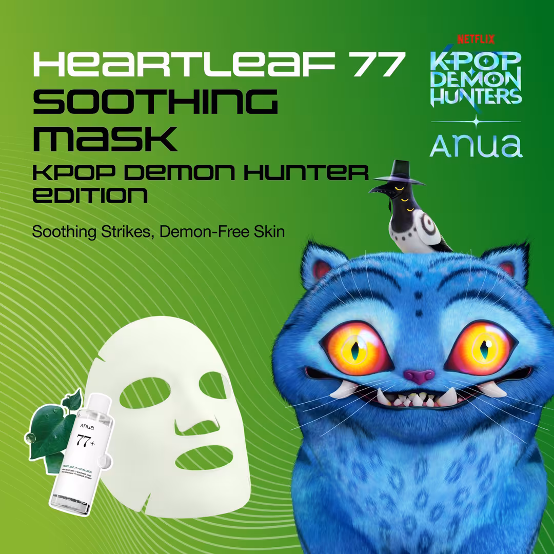 ANUA  KPop Demon Hunters Heartleaf 77 Soothing Mask