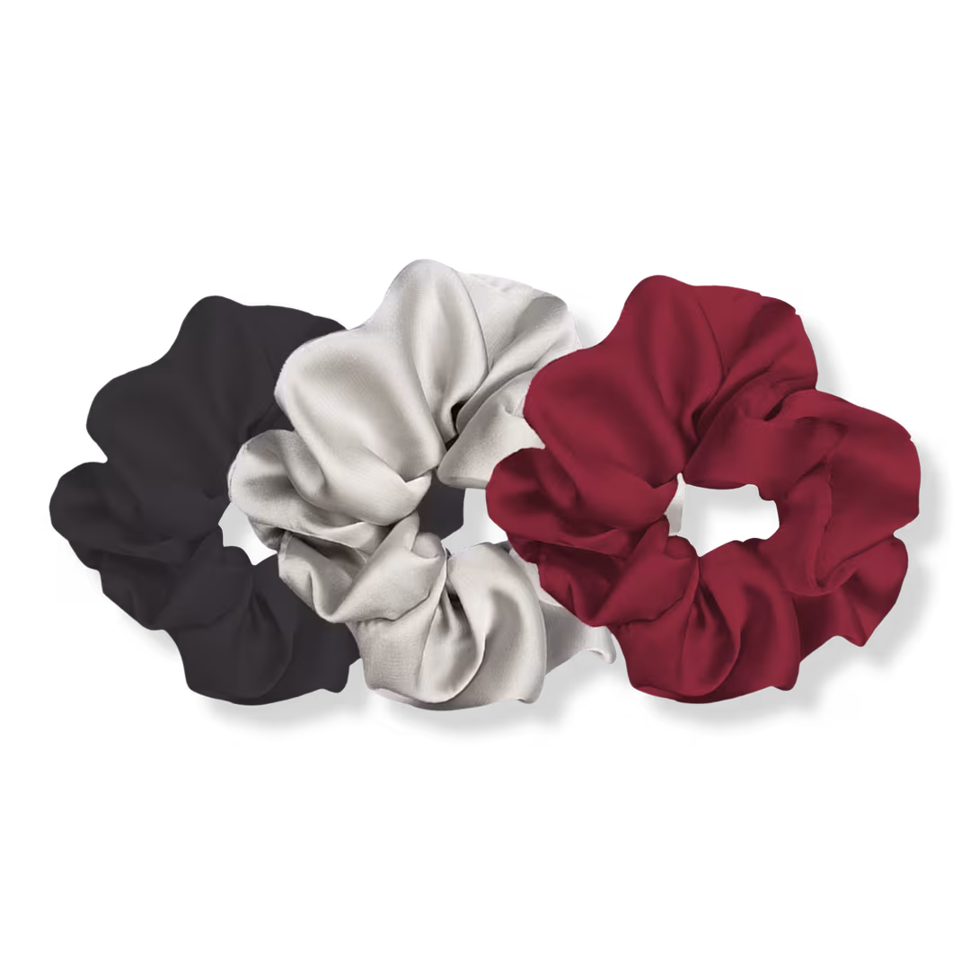 Pink Pewter  Luxe Plush Scrunchies