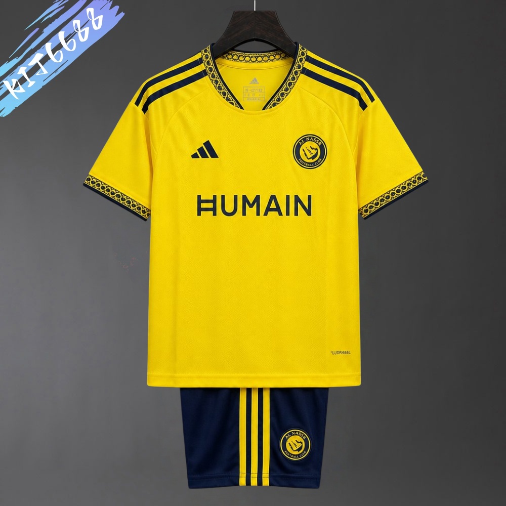 Al-Nassr 2026/2027 Riyadh Victory home Football Shirt (kids kit socks)