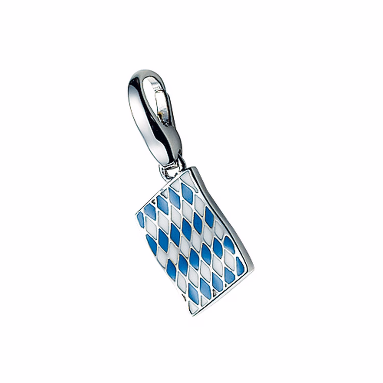 Charm Flagge Bayern, Silber 925