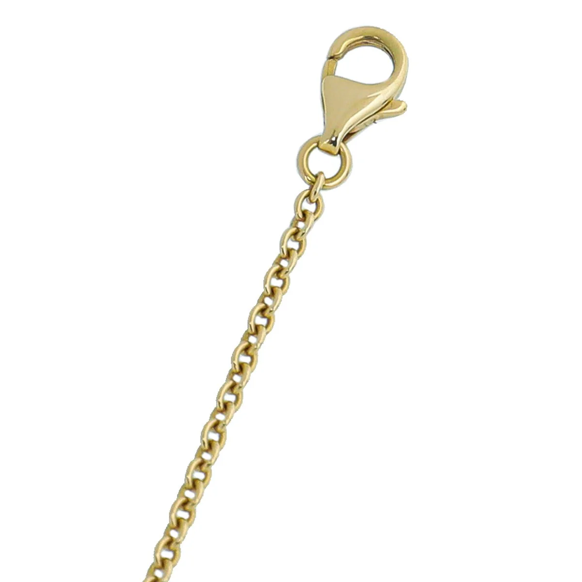 Cartier 18K Yellow Gold Love Hoops Pendant Necklace