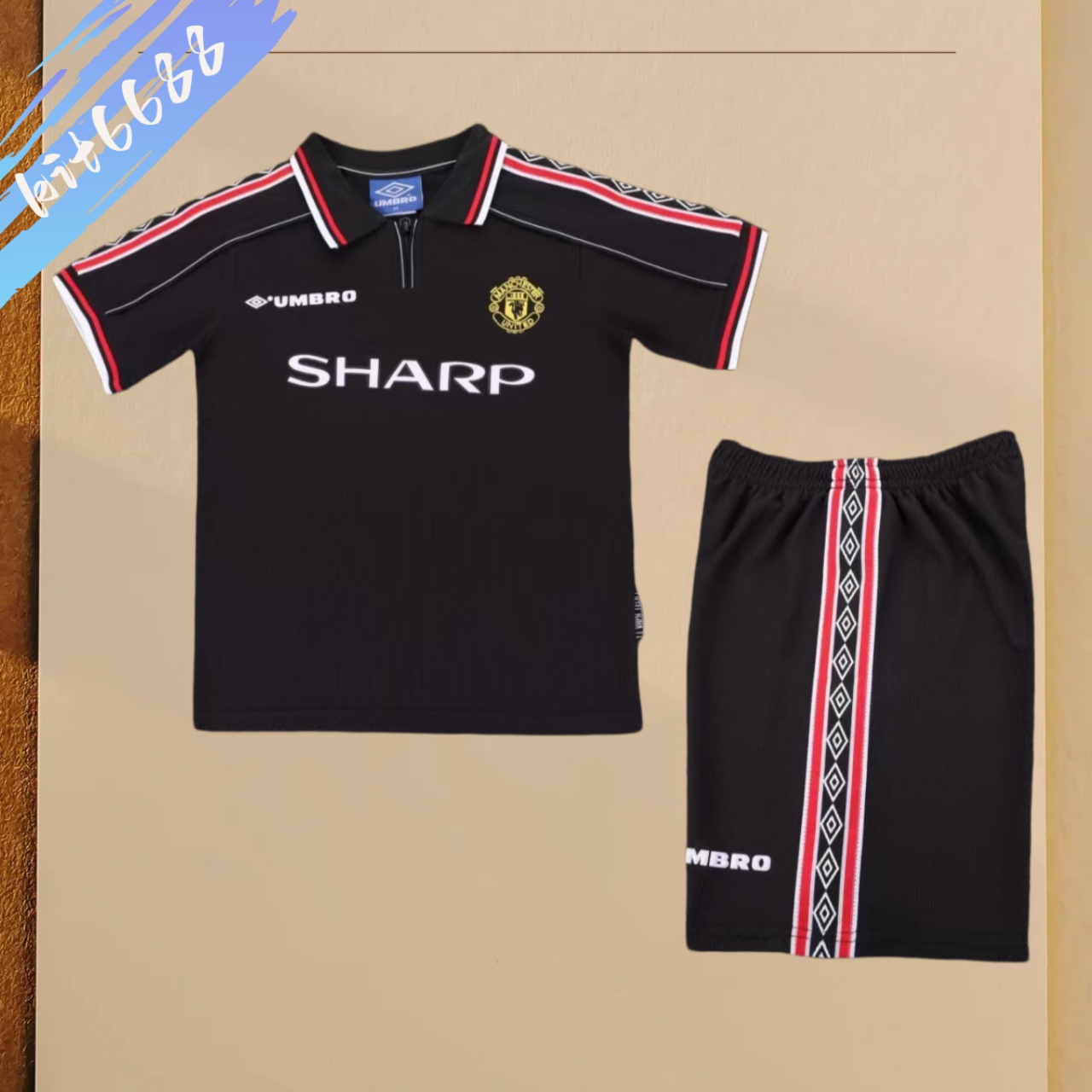 98/99 Manchester United Away Retro Football Shirt ( Kids Kit )