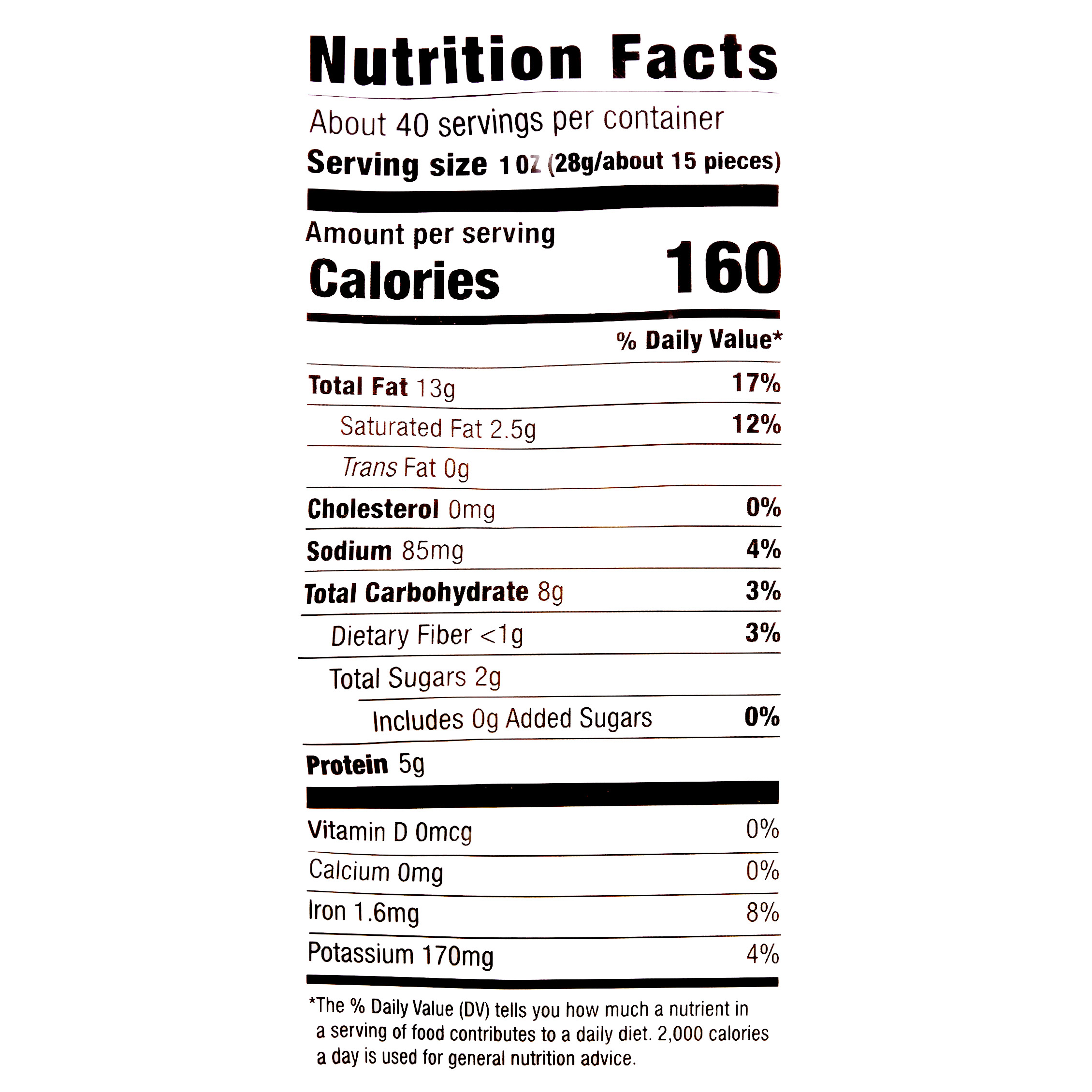 Kirkland Signature Fancy Whole Cashews, 2.5 lbs