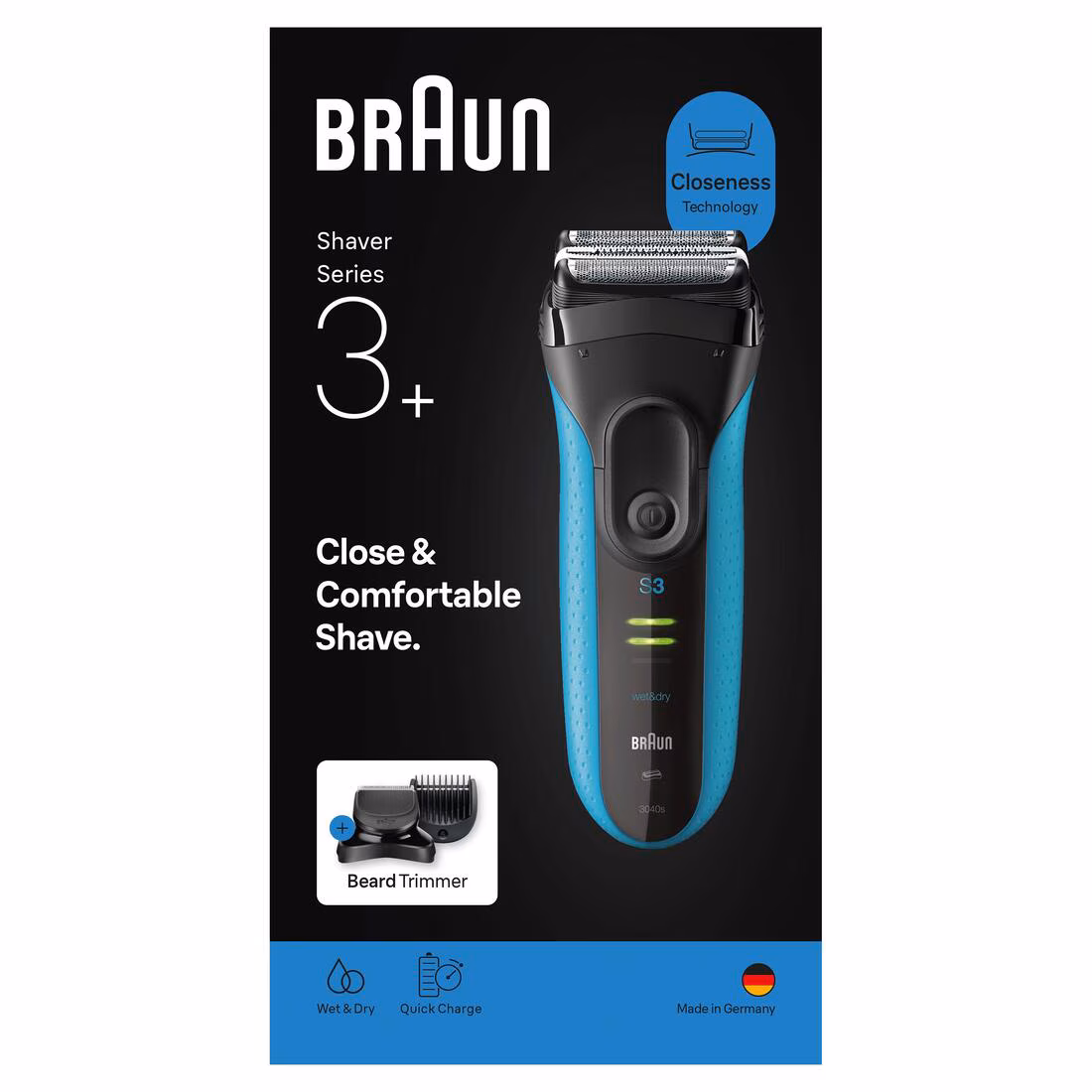 Series 3 3010BT in Schwarz/Blau