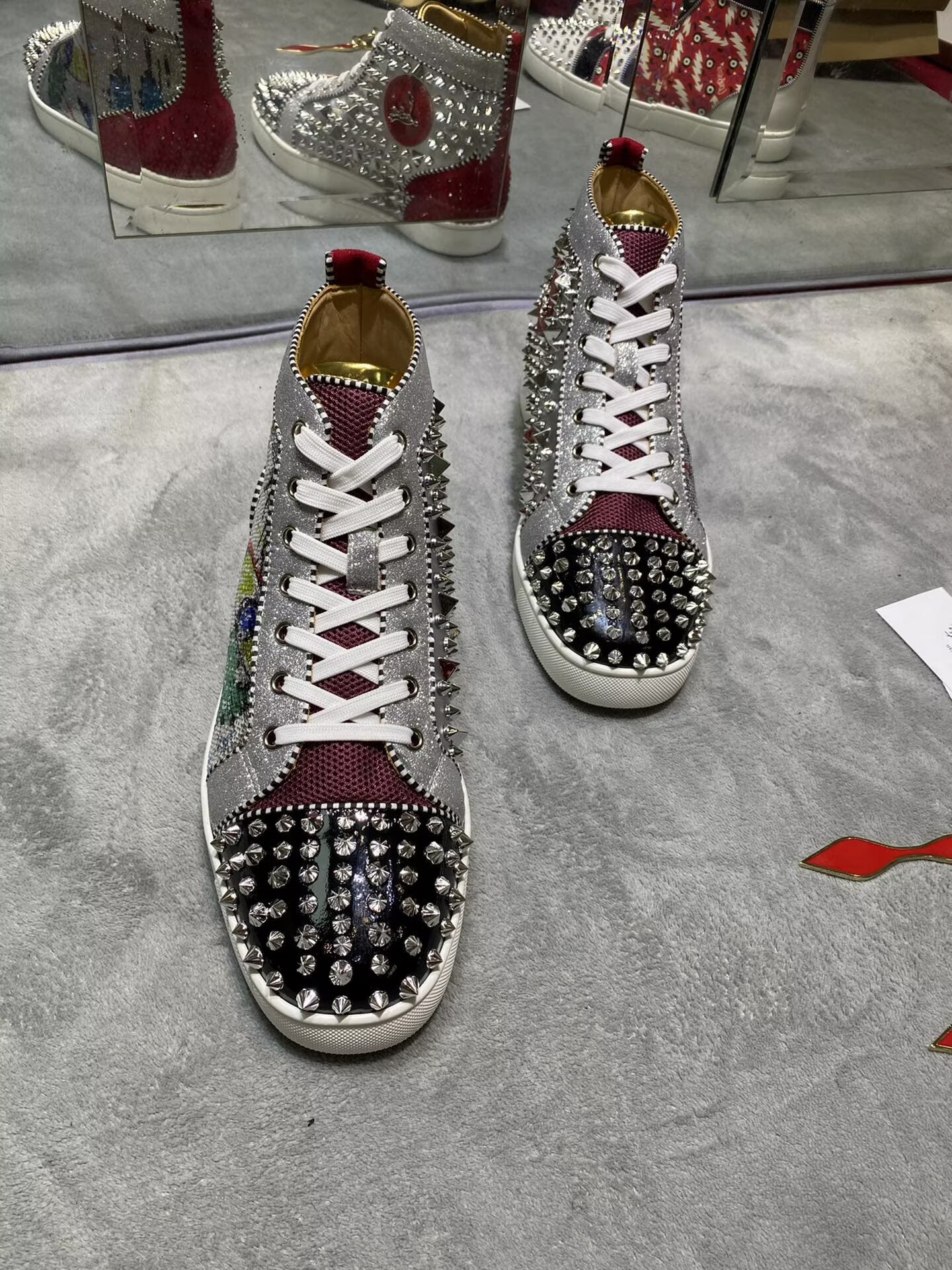 Christian Louboutin Red bottom High-Top - CCSHOES