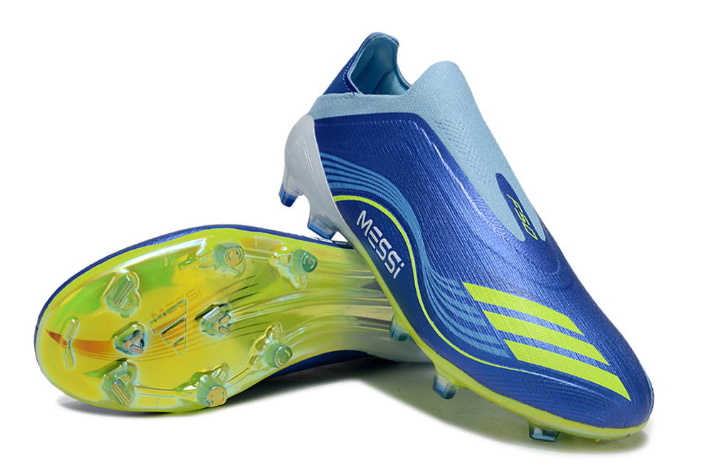 F50 Messi Elite FG VIS10N - Royal Blue/Solar Yellow/Semi Blue Burst