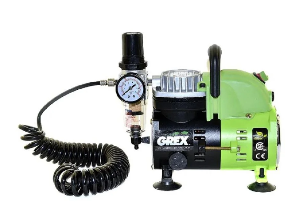 Grex Power Tools 1/8 Hp Portable Piston Air Compressor 115V