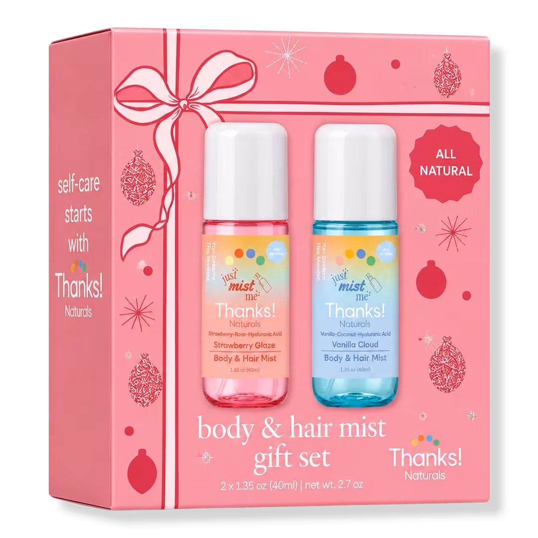 Thanks! Naturals  Holiday Body & Hair Mist Gift Set