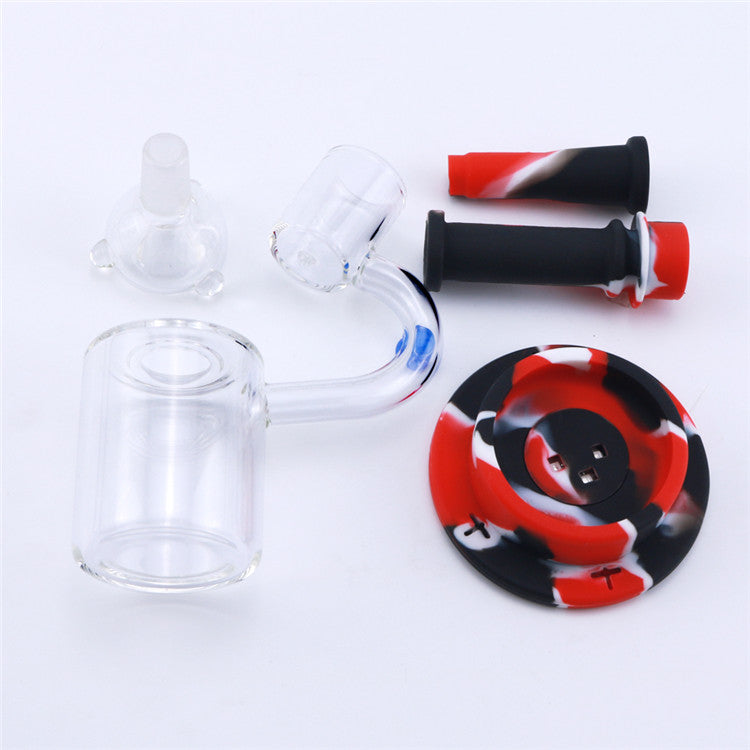8 Microscope LED Luminous Silicone Dab Rig