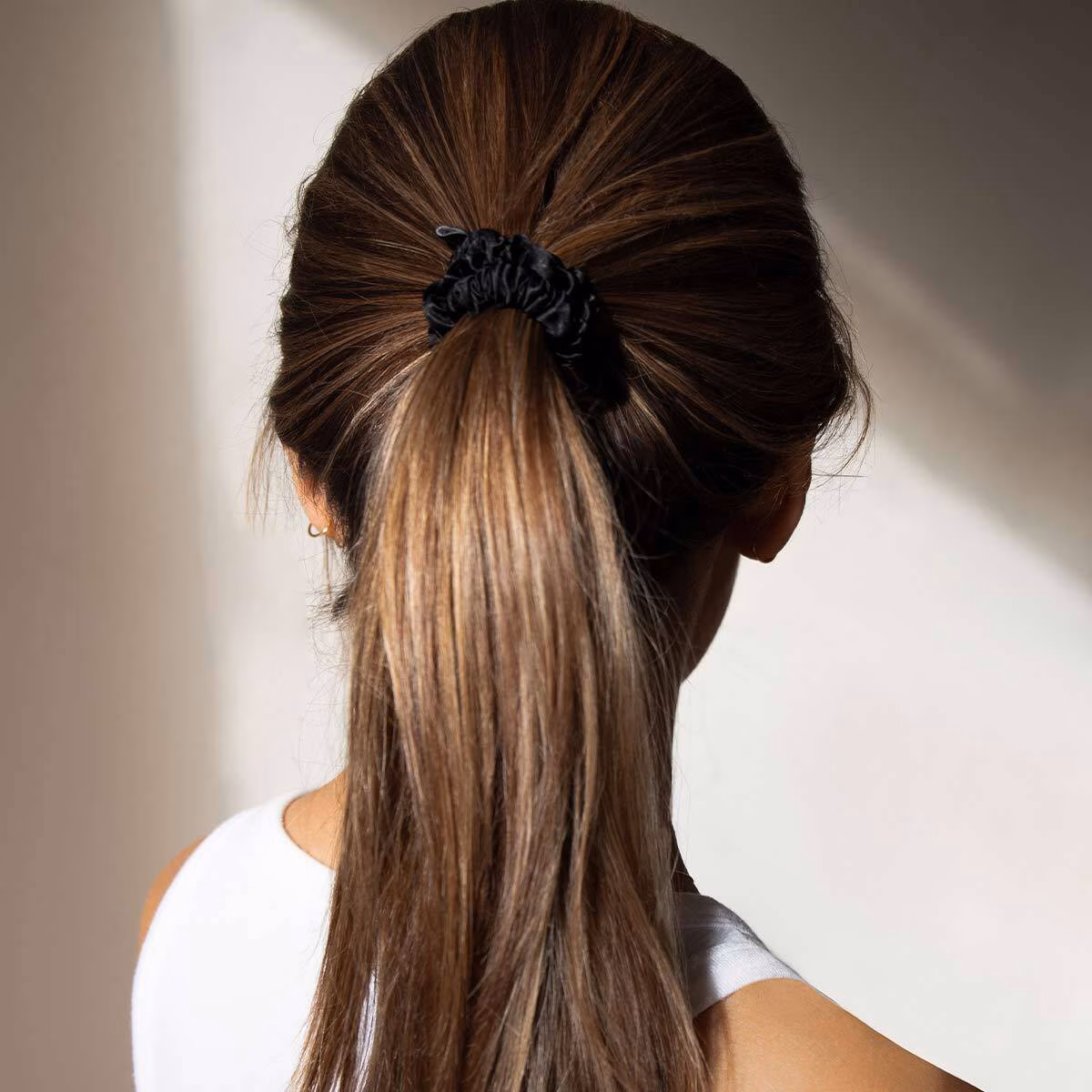 Skinny Scrunchie Set - Black Jade