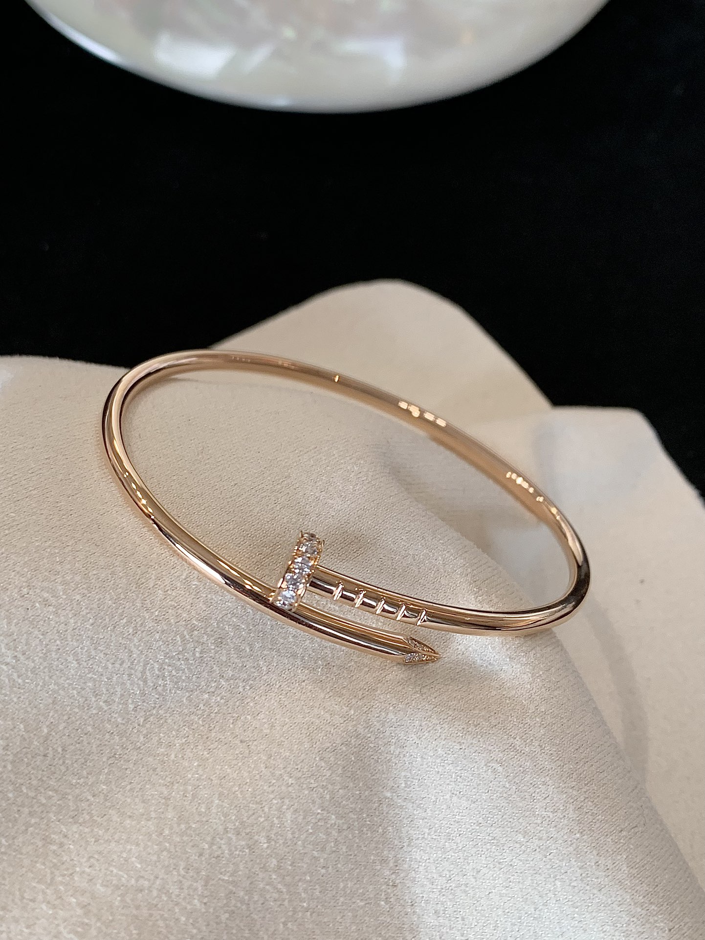 Cartier Juste un Clou Crystal Bangle