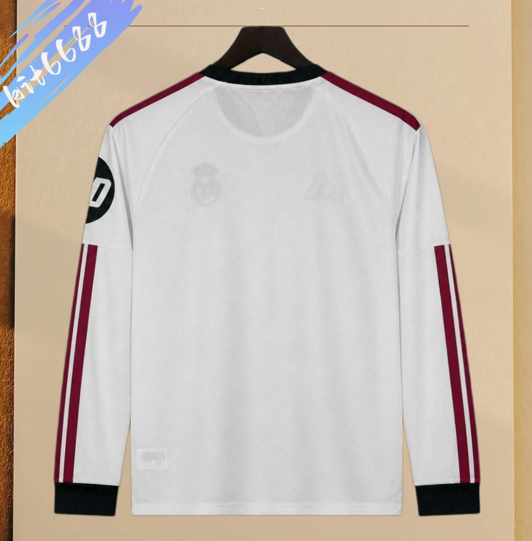 2026/2027 Real Madrid Home Long Sleeve Football Shirt (Fan version）