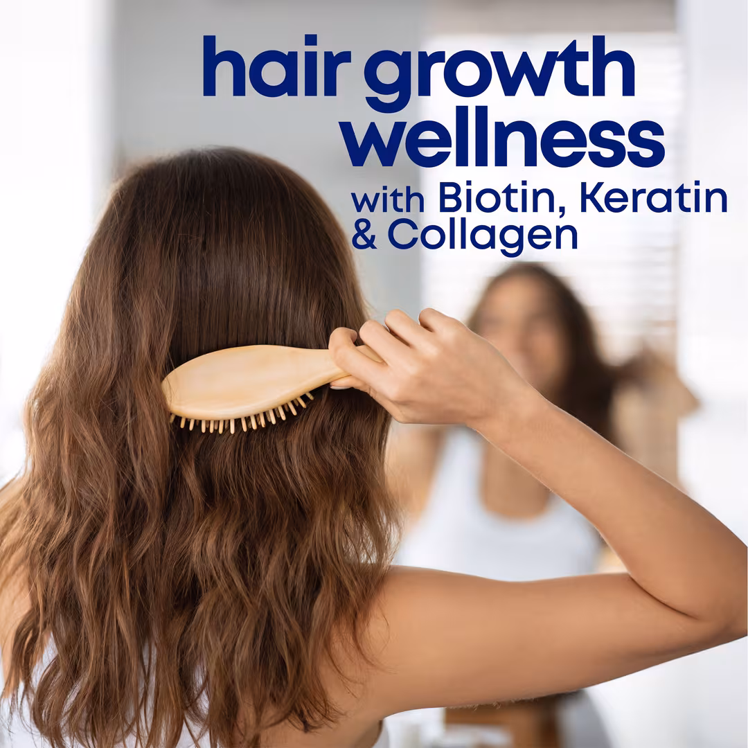 Her Own  Grow Capsules: Supports Fuller, Healthier Hair with Keratin, Biotin and Zinc