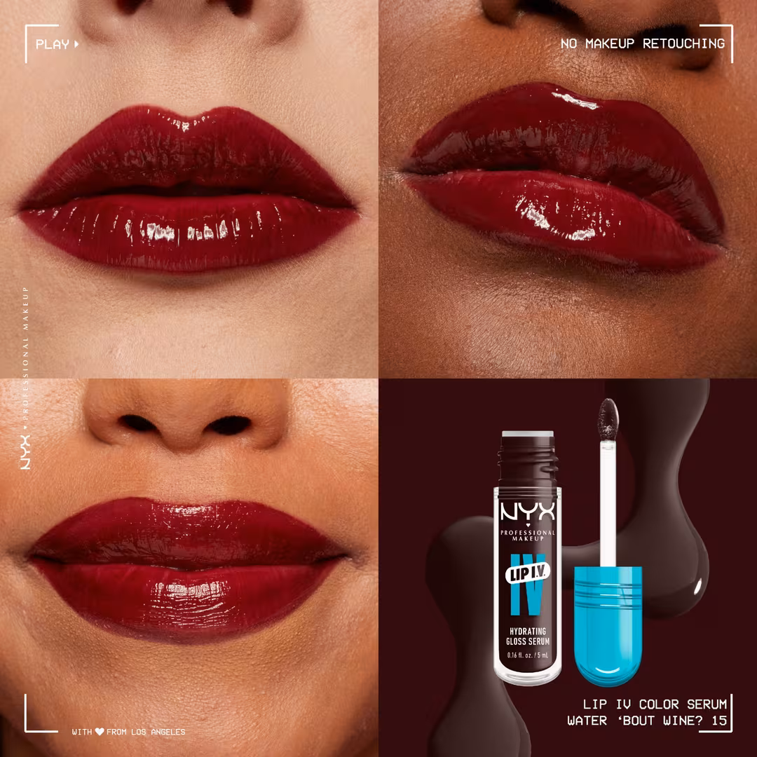 NYX Professional Makeup  Lip IV Hydrating Gloss Stain